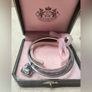 Juicy Couture Vintage Set of 3 Bangle Bracelets Y2K
